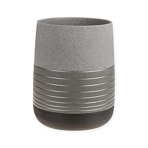 Sahara Pineapple Wastebasket in Grey