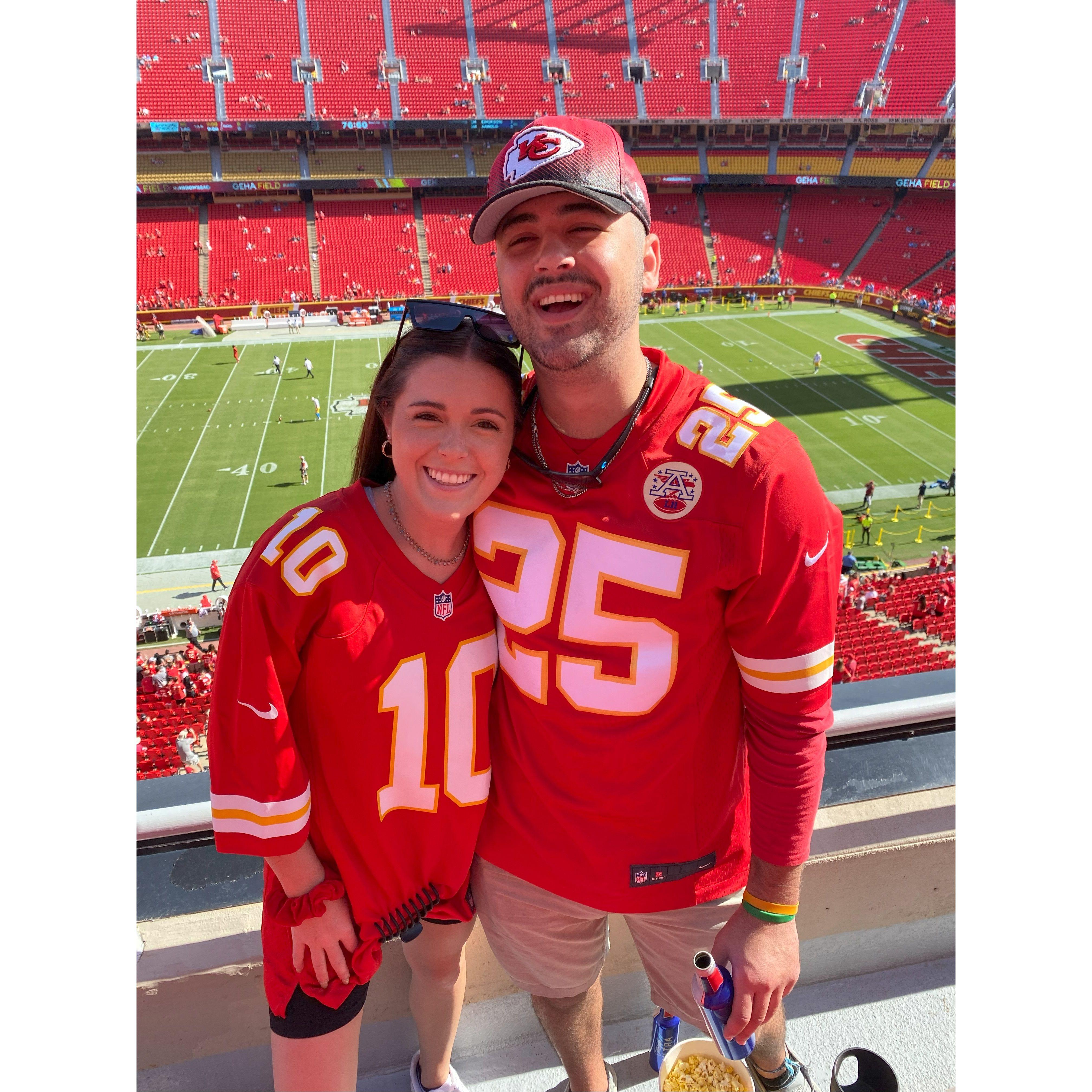 First time in Arrowhead Stadium! 9/26/2021