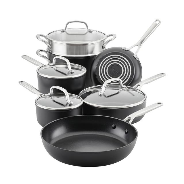 KitchenAid Hard-Anodized Aluminum Nonstick 11-Pc. Cookware Set