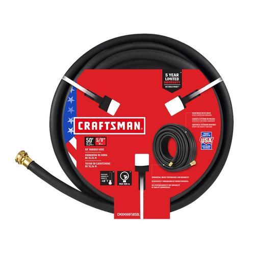 CRAFTSMAN 5/8-in X 50-ft Premium-Duty Black Hose