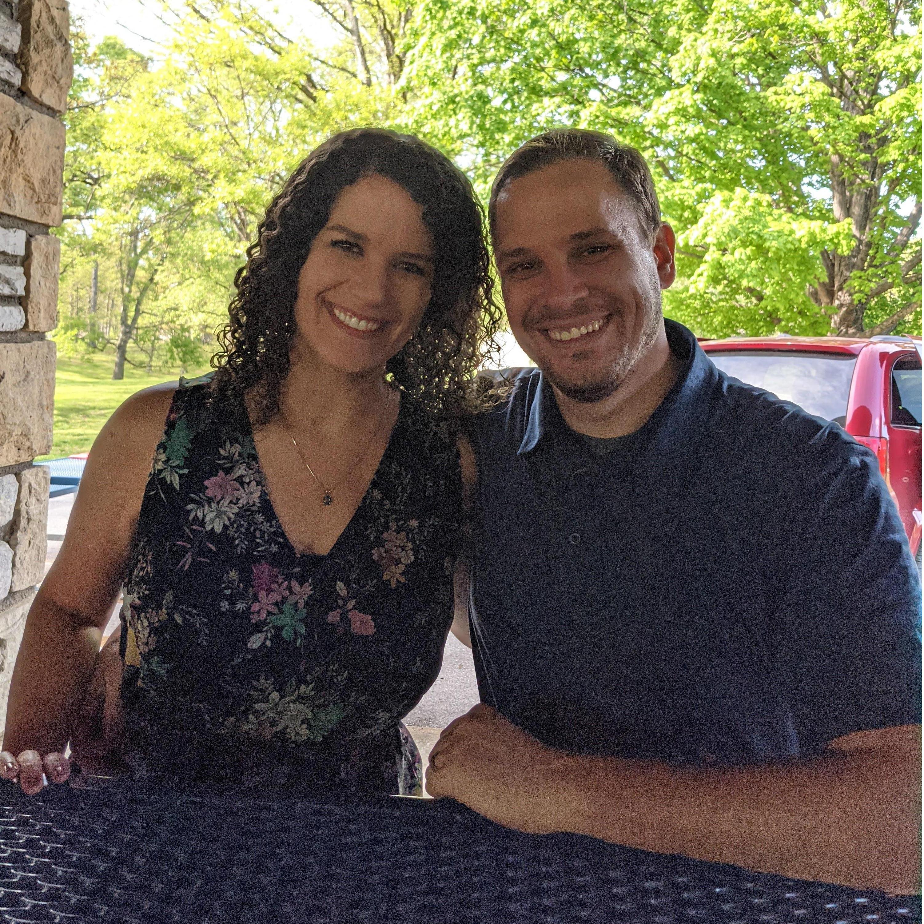 Spending time with Mike's family in St Louis, Missouri