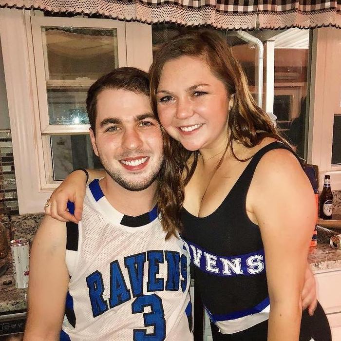 Our very first picture together. "If you're lucky. If you're the luckiest person on the planet, the person you love decides to love you back"-OTH