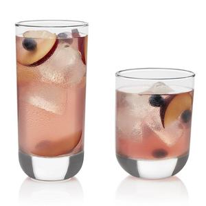 Libbey through Samara - Libbey Polaris Drinking Glasses and Tumblers, Set of 16