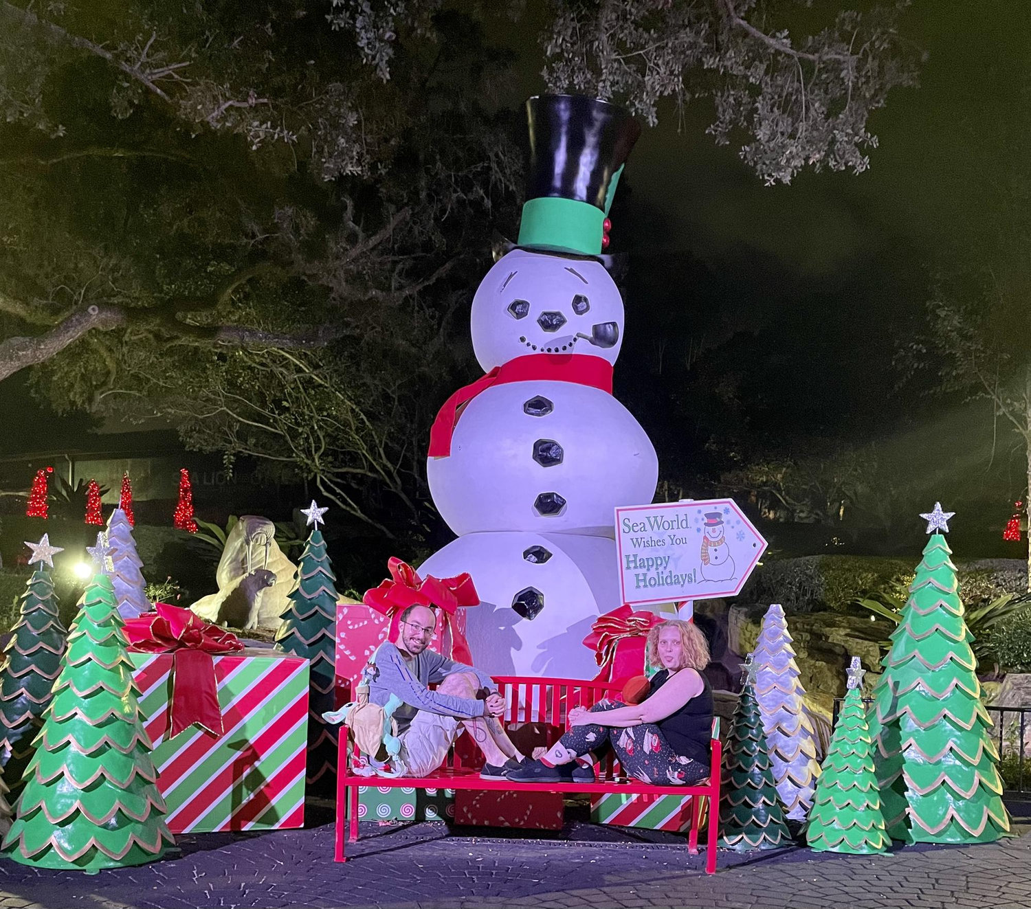 Our first time to Sea World, FL. ⛄️
