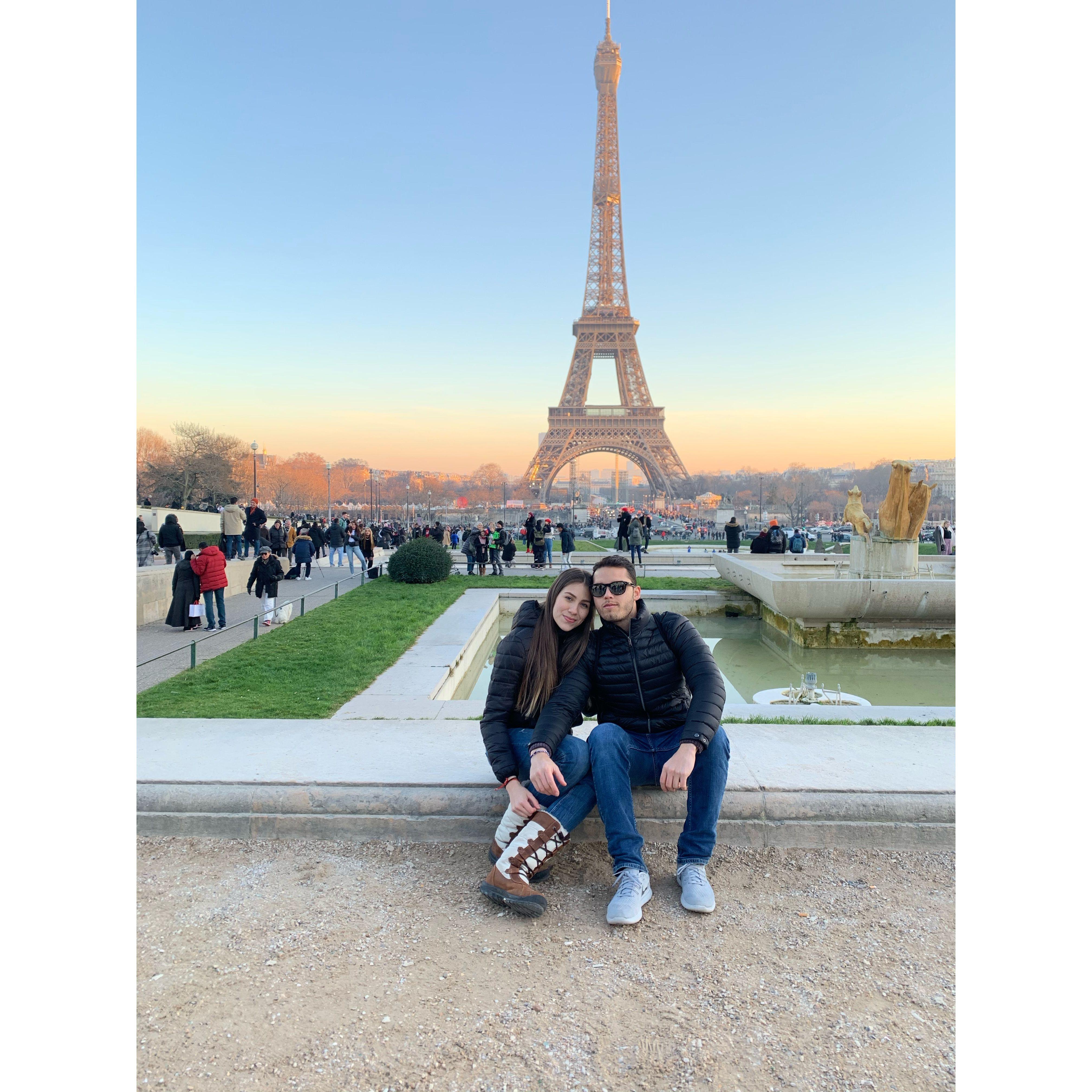 Primera vez en Paris juntos