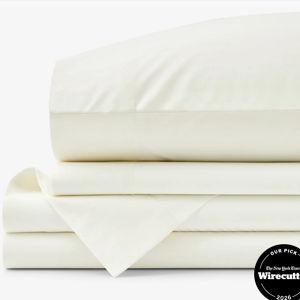 Classic Cool Cotton Percale Bed Sheet Set