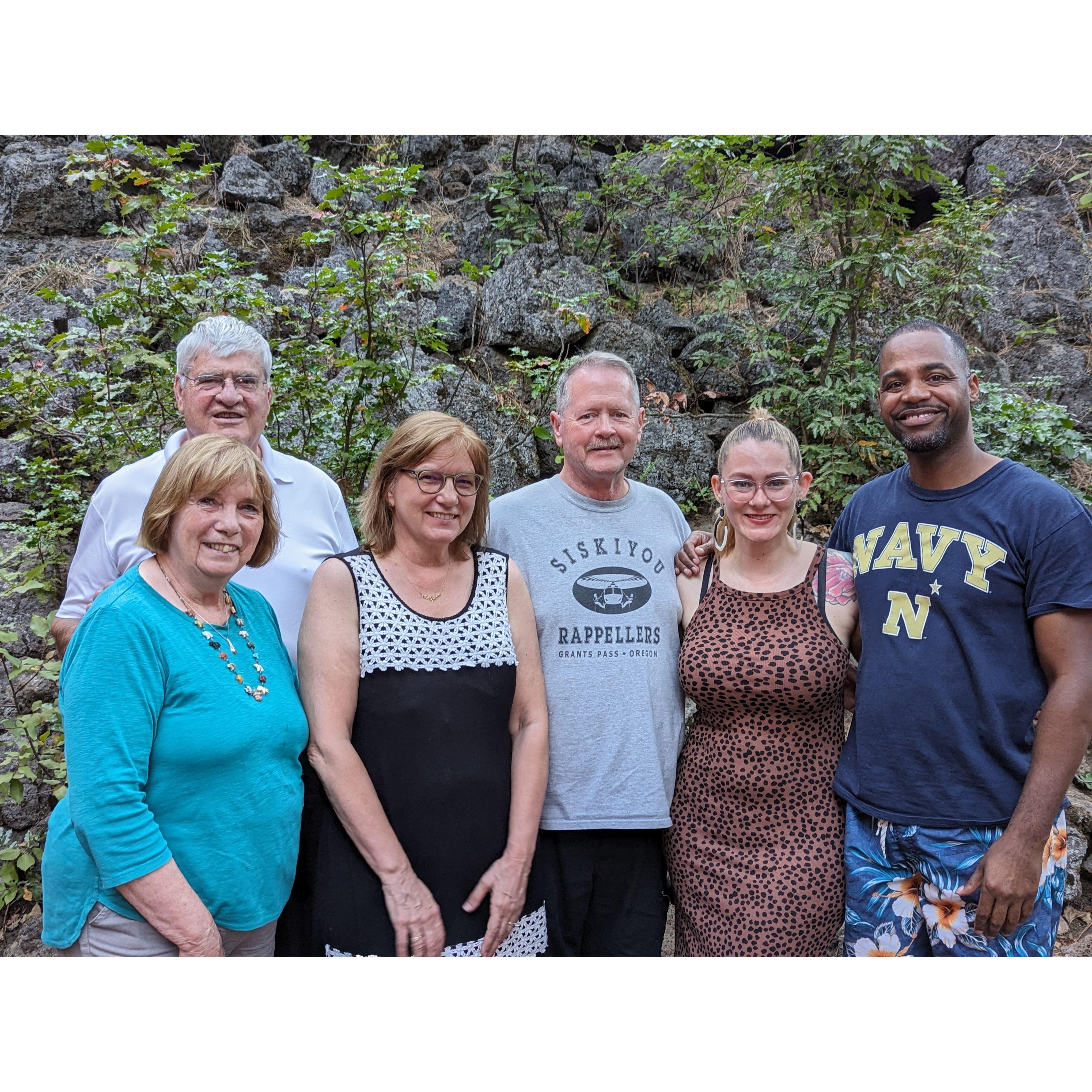 Carl and Alice with Alice's parents and grandparents