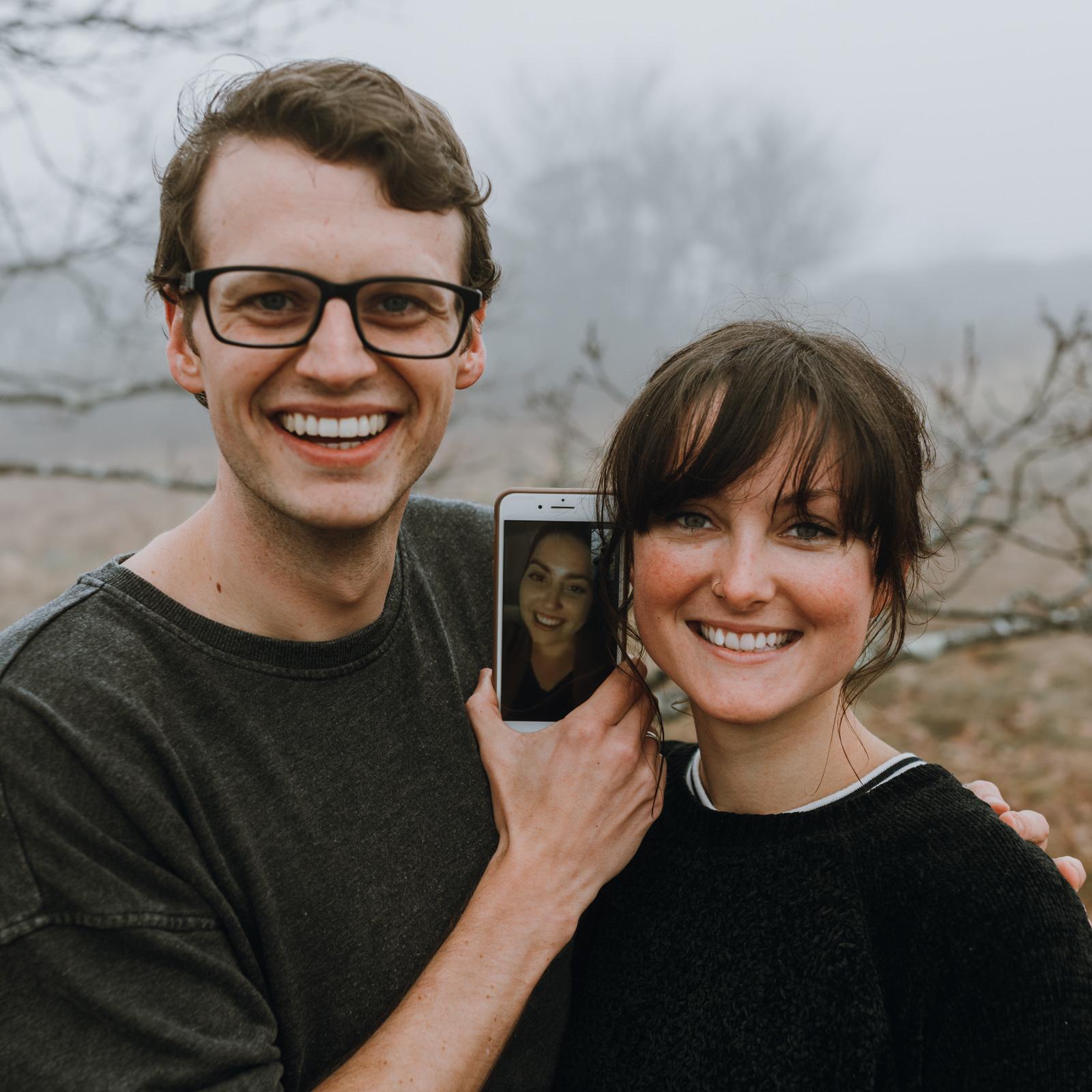 Not only was one of my best friends able to photograph this event but my other best friend, halfway across the world was able to connect with us... On top of a mountain!