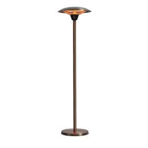 Frisco 1,500-Watt Brushed Copper Colored Halogen Patio Heater