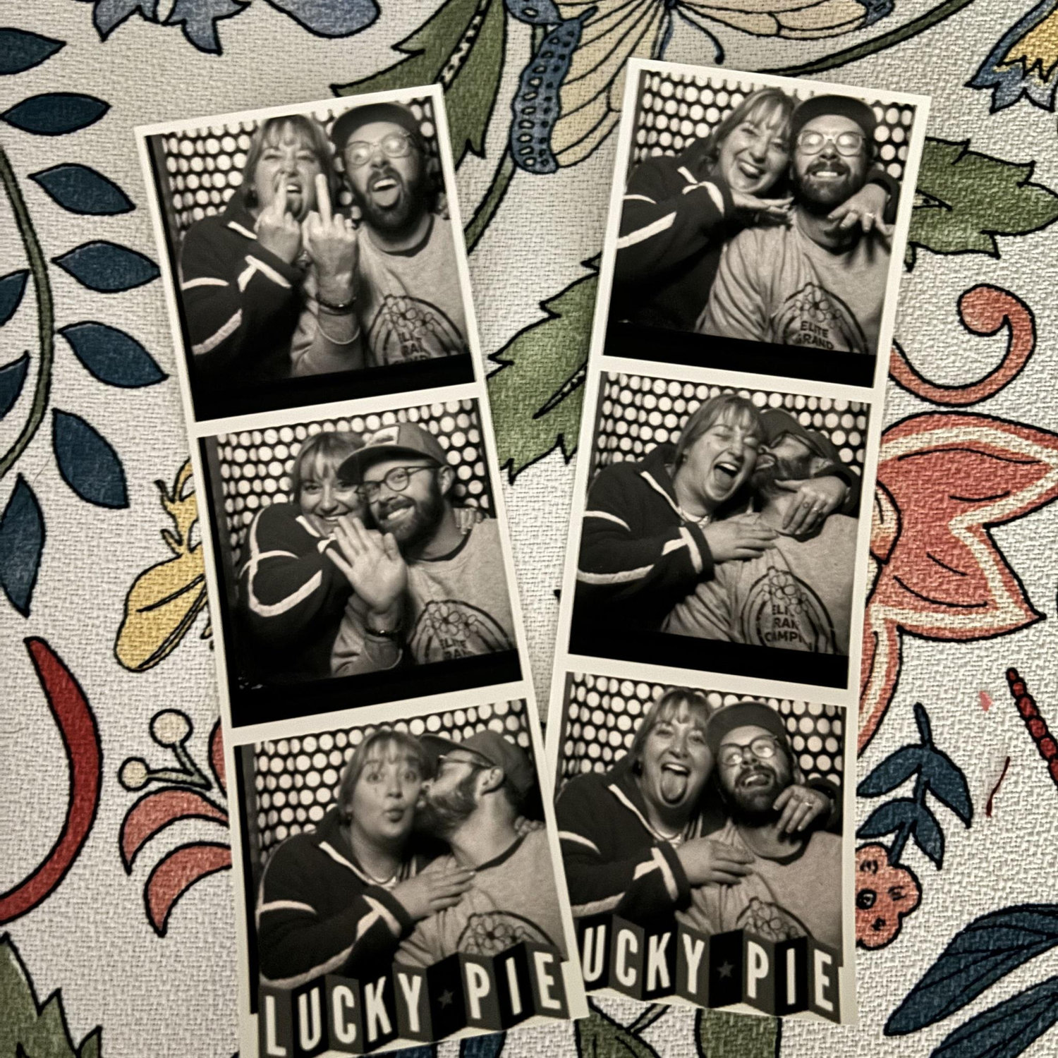 A photobooth hates to see us coming (mostly because of our lack of posing skillz)