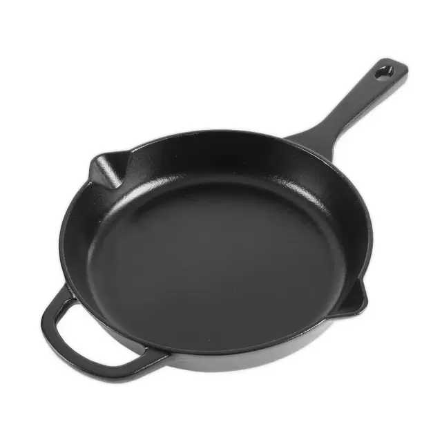 Our Table™ 10-Inch Preseasoned Cast Iron Fry Pan in Black