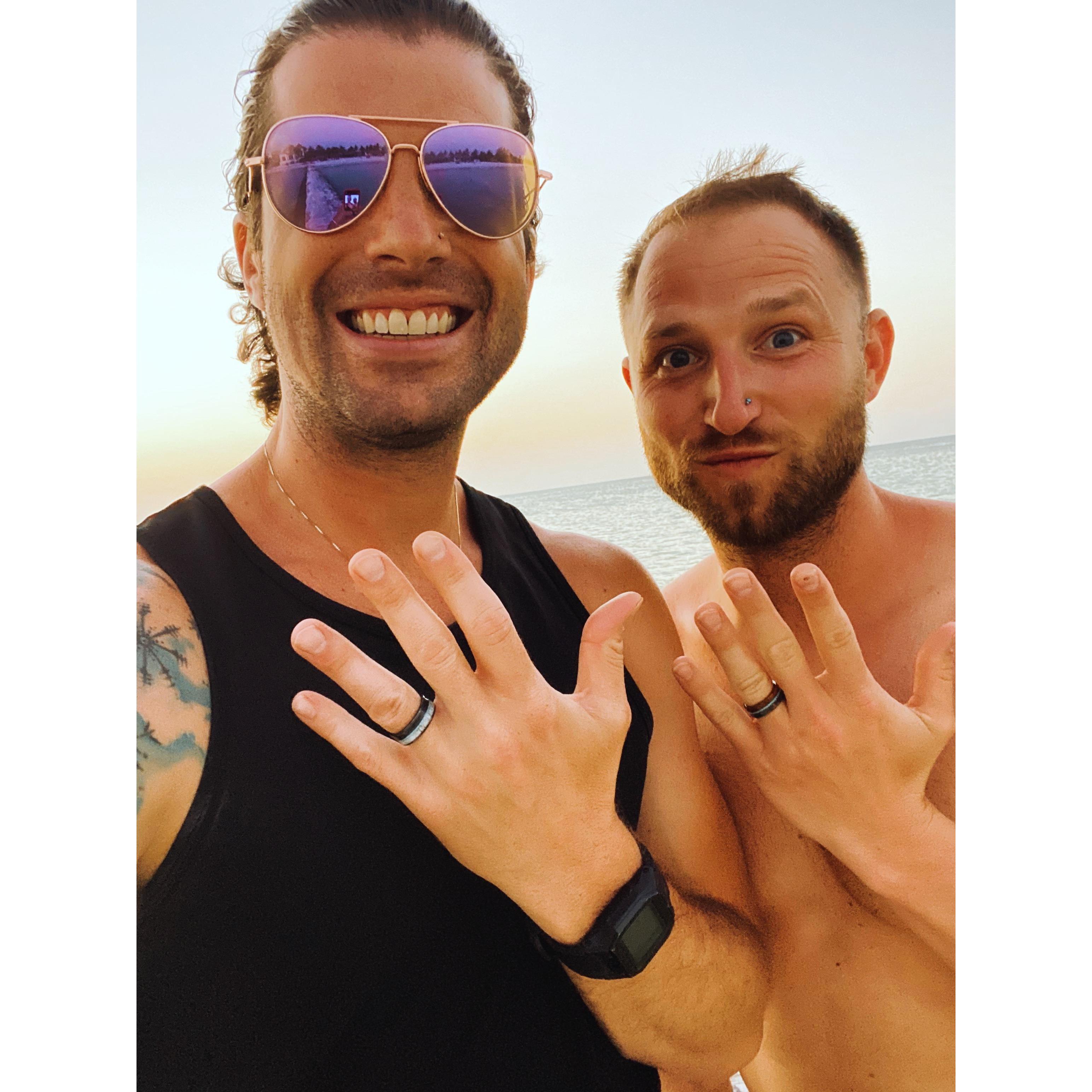 Ryan proposed on a trip to Isla Holbox, Mexico!