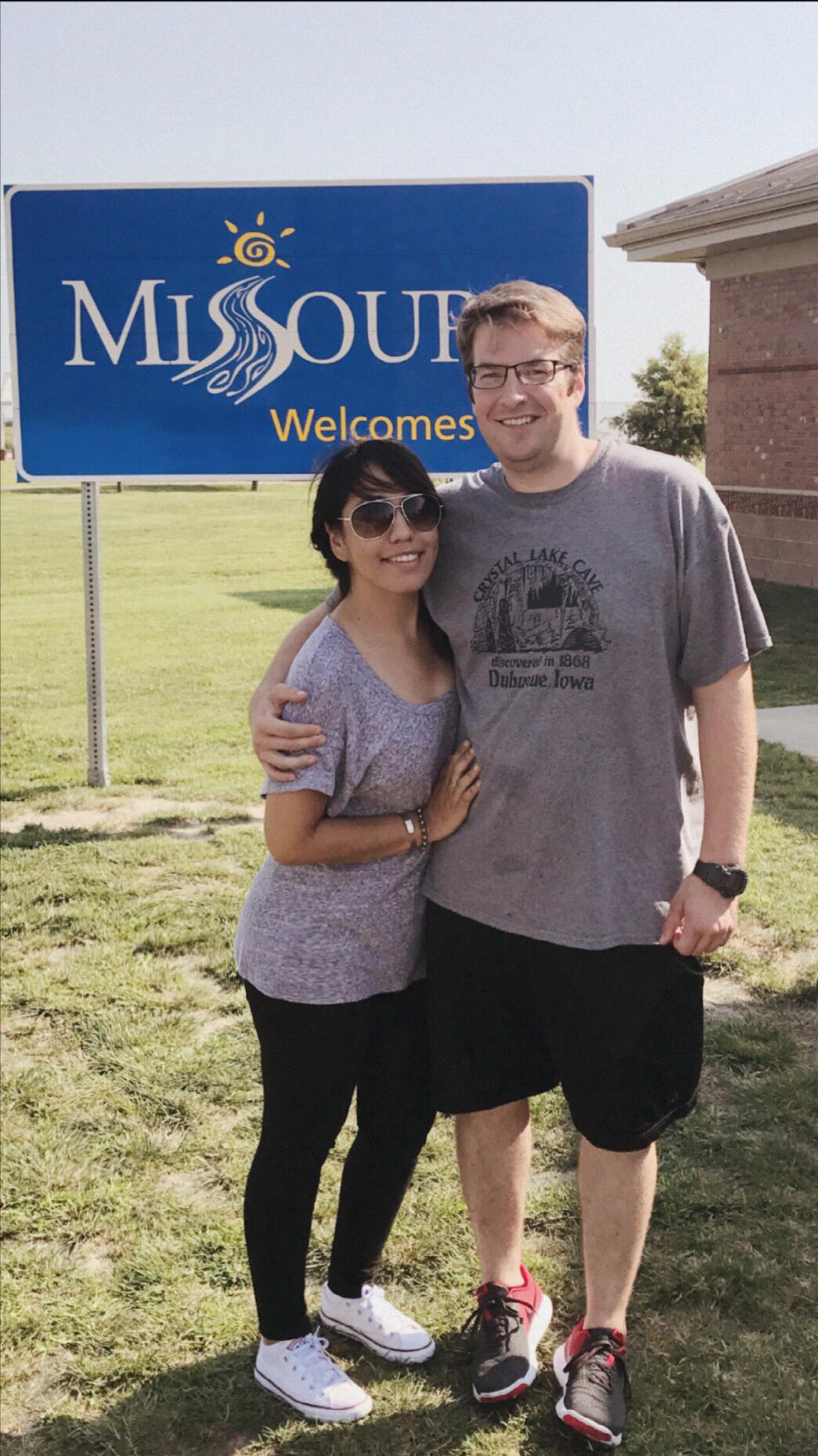 7.13.17 Missouri 
First real week long trip together and the first time we finally got to see my parent's B & B -Jeremy