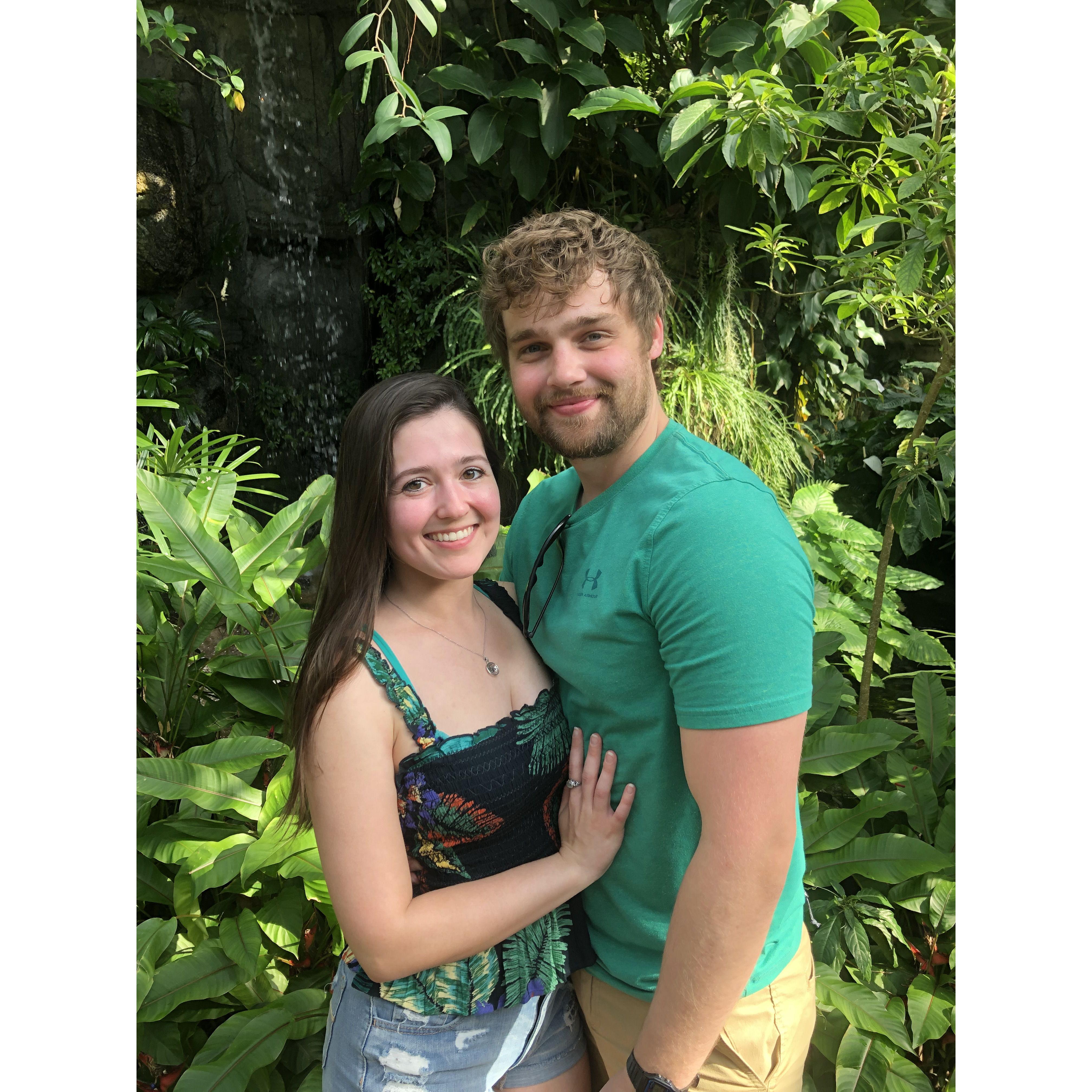 Double date at the St. Louis Botanical Gardens in April 2022