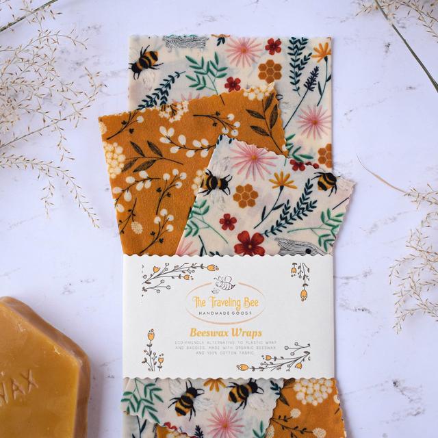 Beeswax Wrap Starter Pack - Reusable Food...