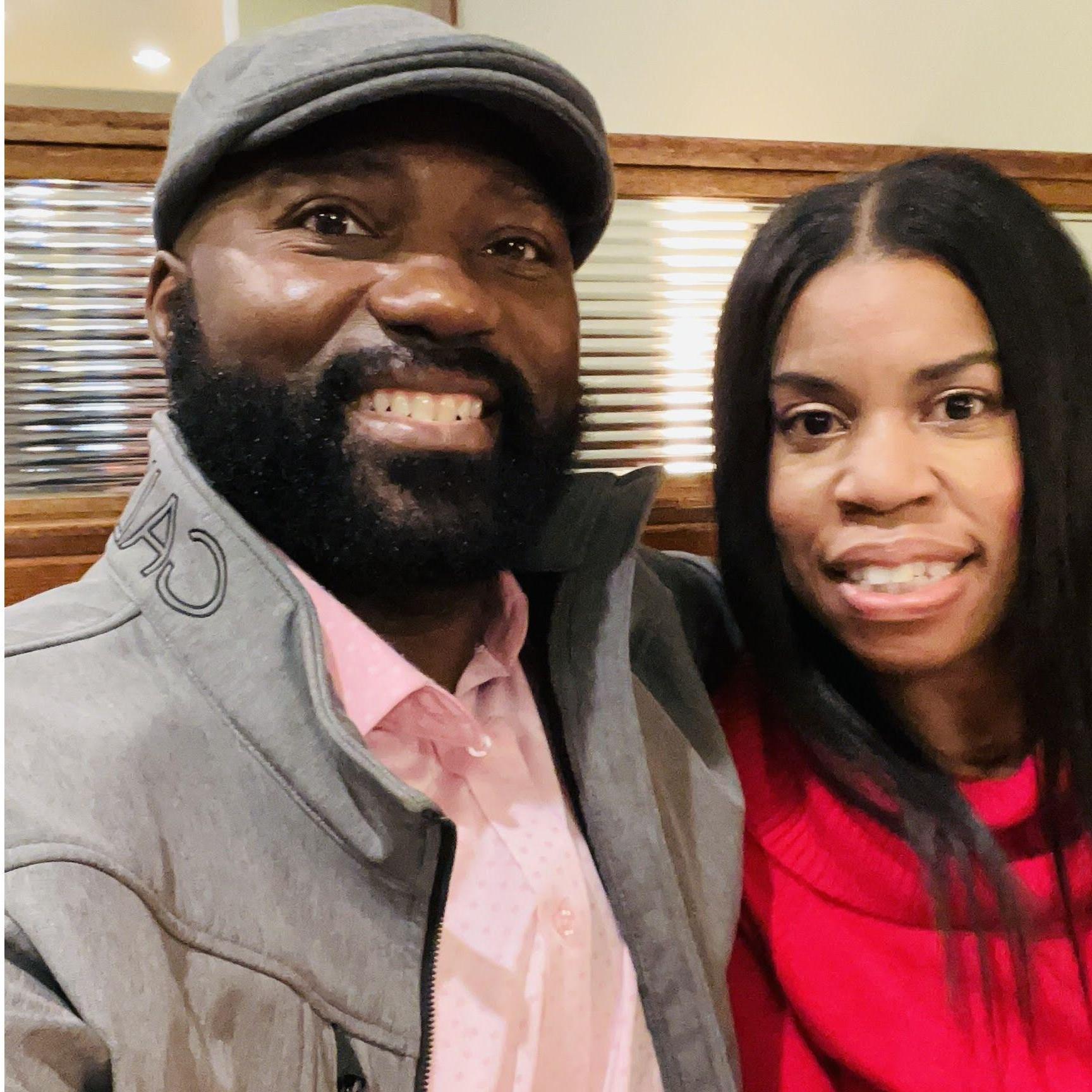 We went out eating at our favorite diner after coming from church.