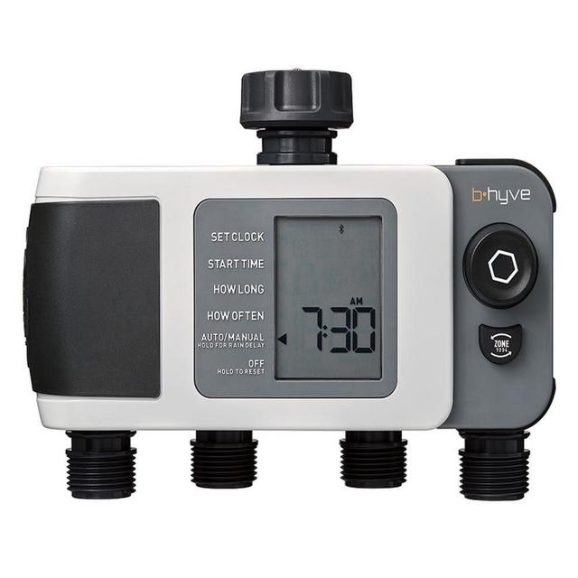 B-Hyve XD Bluetooth 4-Outlet Hose Faucet Timer
