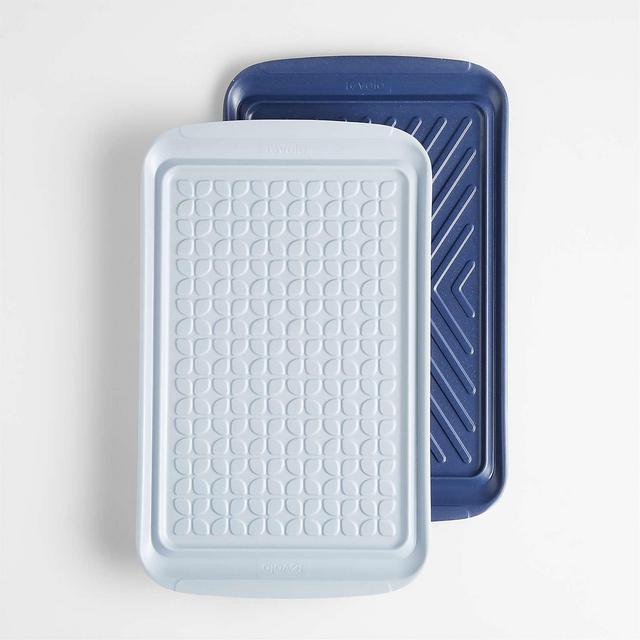 Prep and Serve Stacking Grill Prep Trays, Set of 2