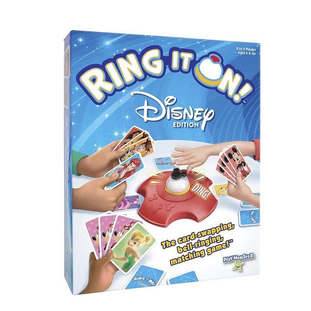 Disney Ring It On! -- The Card-swapping, Bell-Ringing, Matching Game! -- Ages 6+ -- 2-4 Players