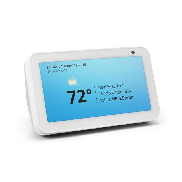 Introducing Echo Show 5 – Compact smart display with Alexa - Sandstone