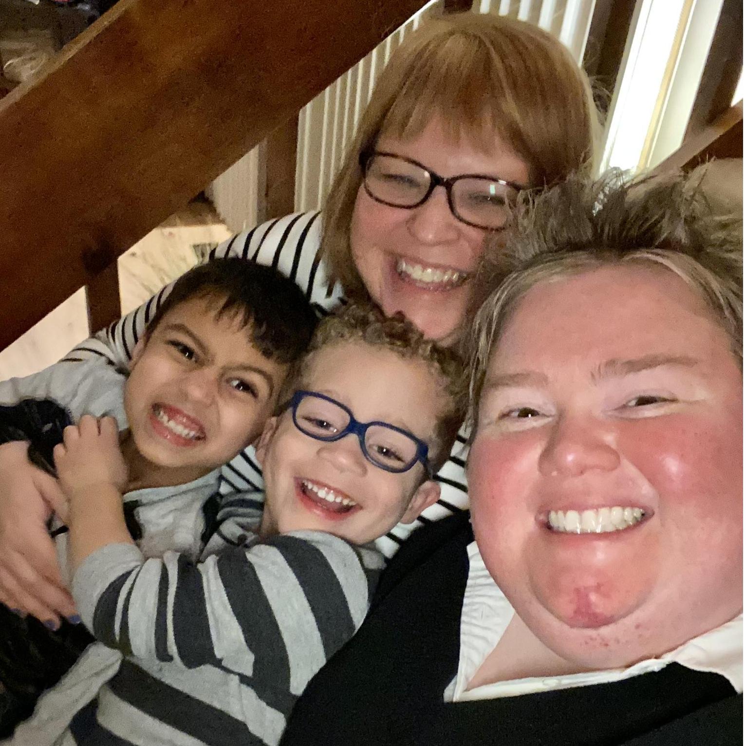 Our first attempt at a family photo way back in 2019.