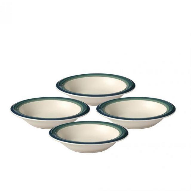 Pfaltzgraff Ocean Breeze Set of 4 Rim Soup Bowls