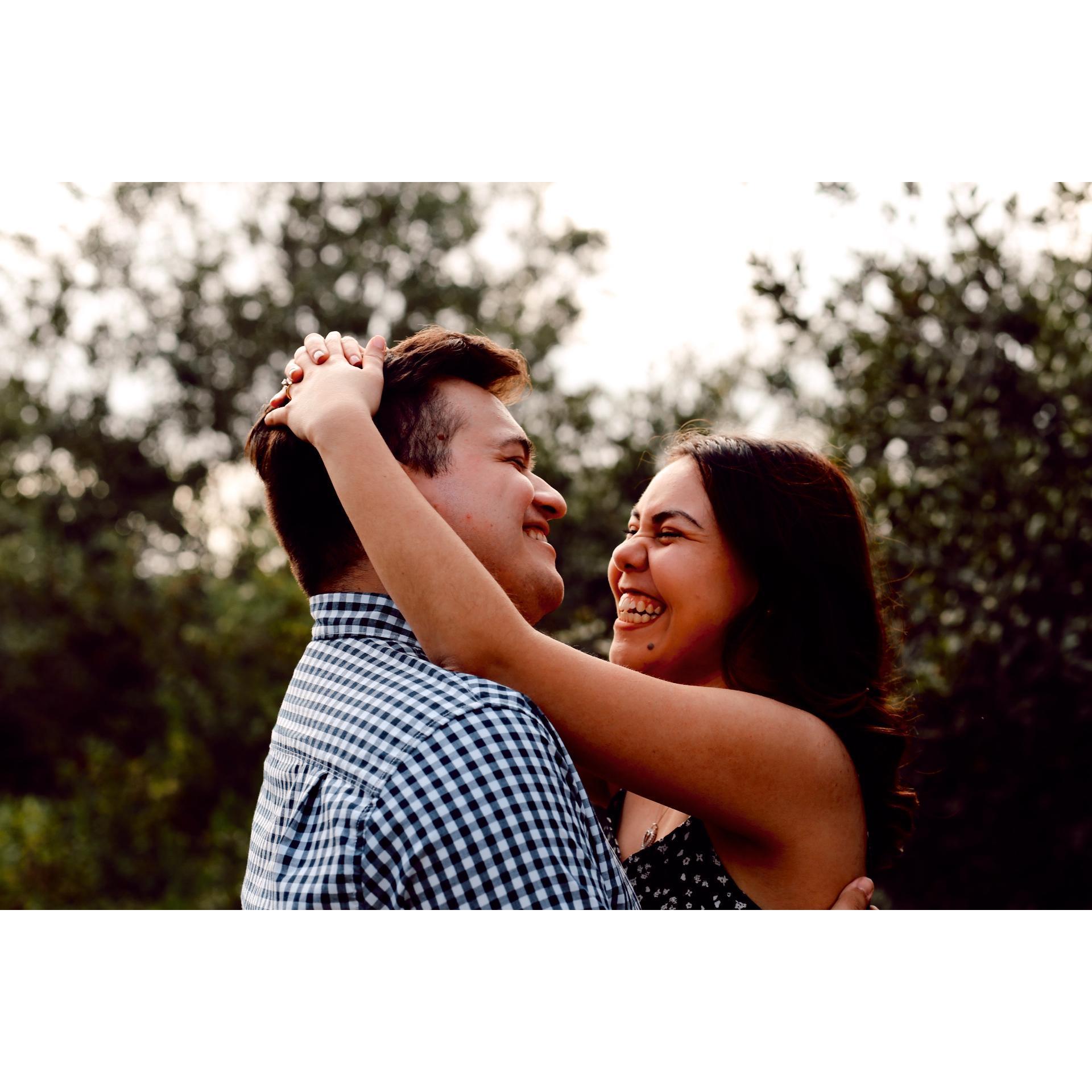 Engagement Photoshoot 6 “we can’t look at each other without laughing”