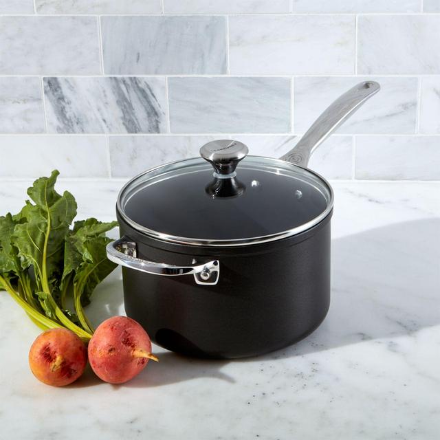 Le Creuset ® Toughened Non-Stick Pro 4-Qt. Quart Saucepan with Lid