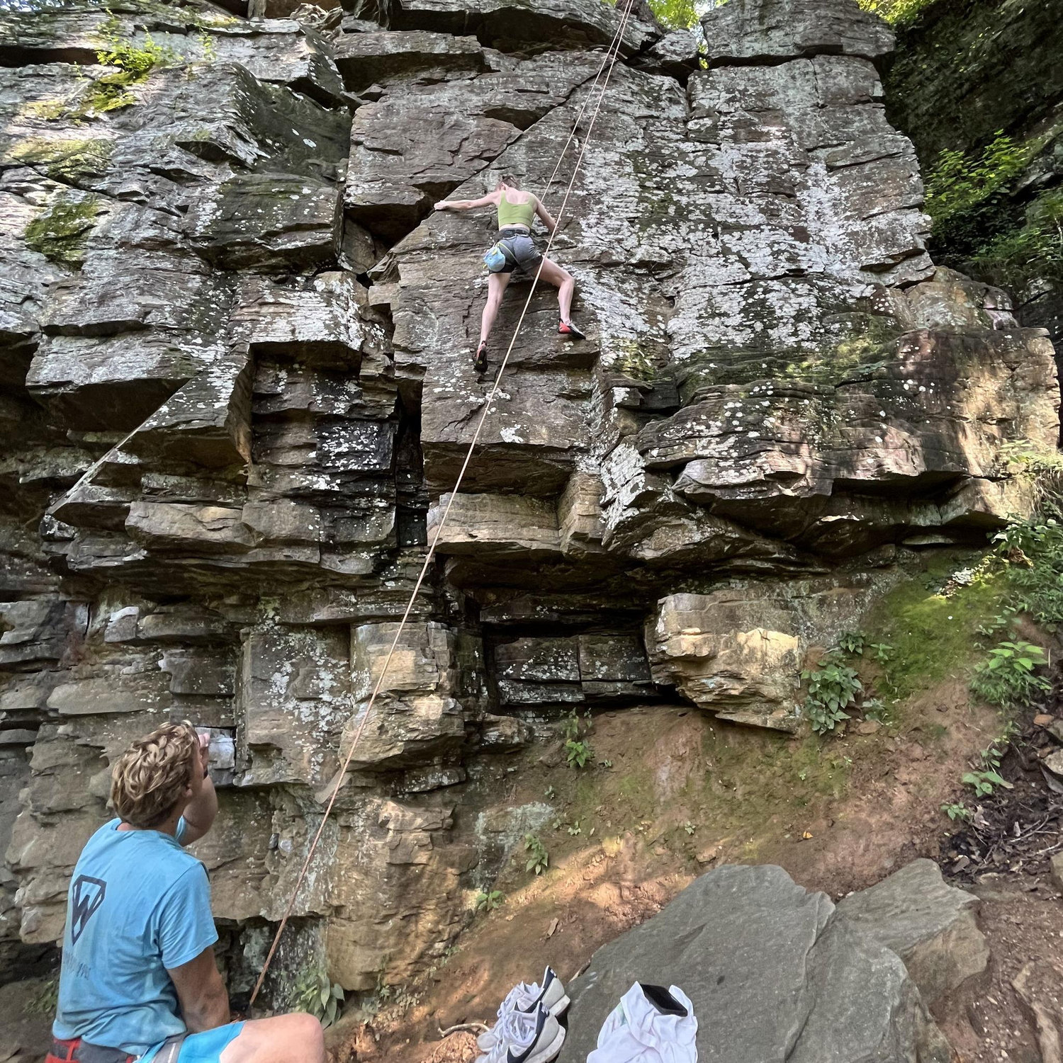 One of MANY climbing trips