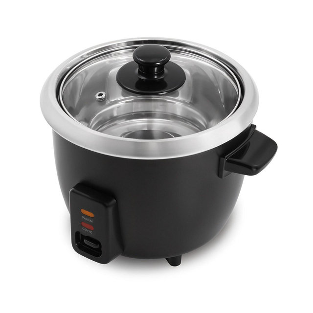 Elite Cuisine 6-cup Rice Cooker with Stainless Steel Inner Pot