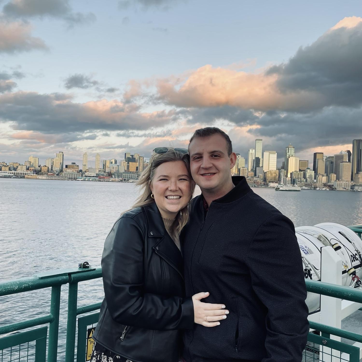 George's first time visiting Seattle