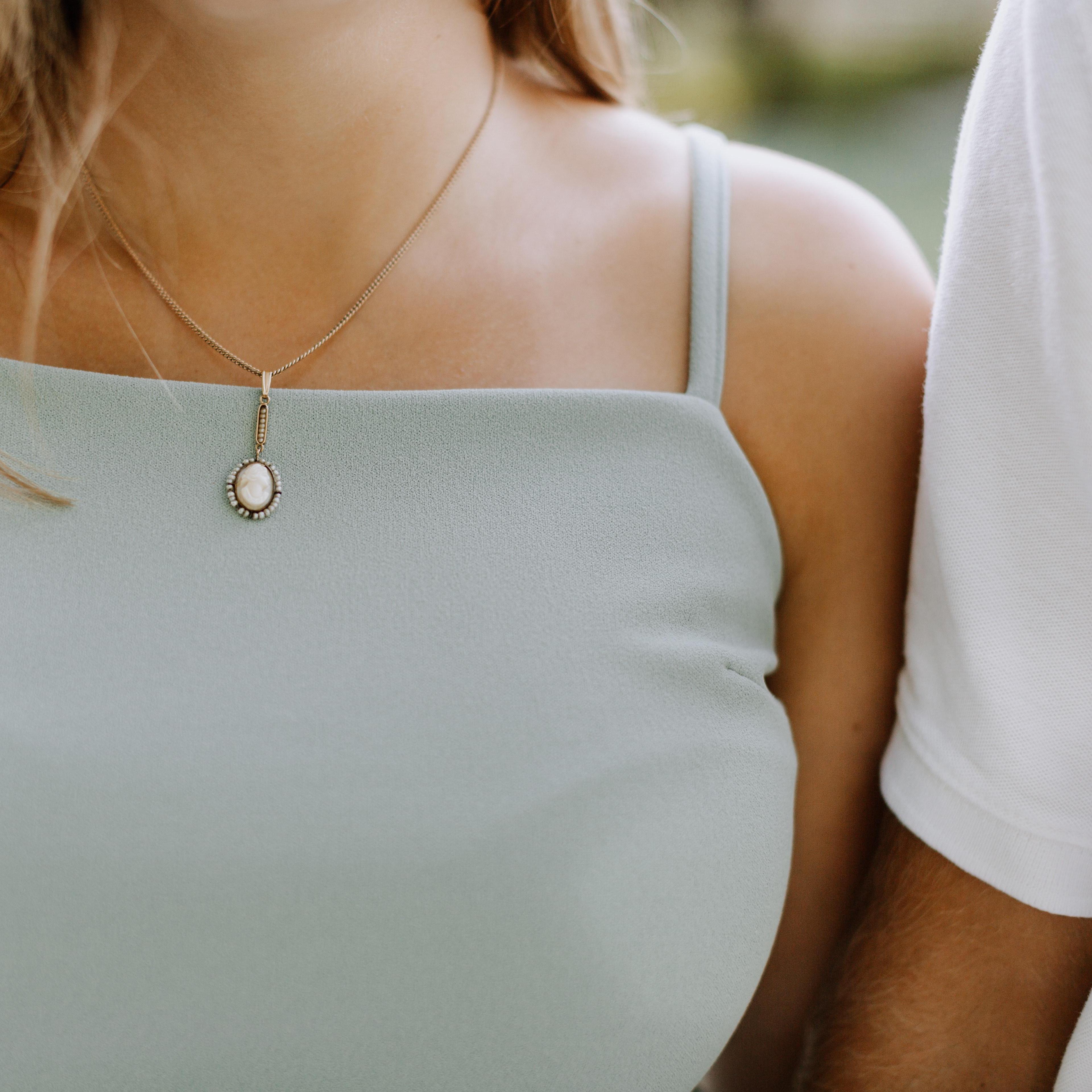 This necklace has such a sweet story.  Caleb gave me his great-grandmother's “promise” necklace for Christmas in 2017. Still my thing to wear (other than my engagement ring of course!)