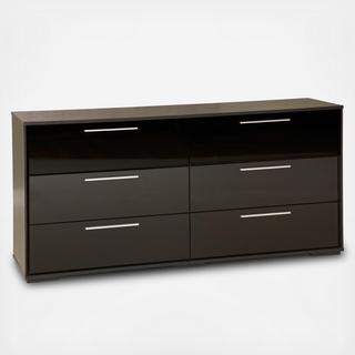 Mikka 6-Drawer Double Dresser