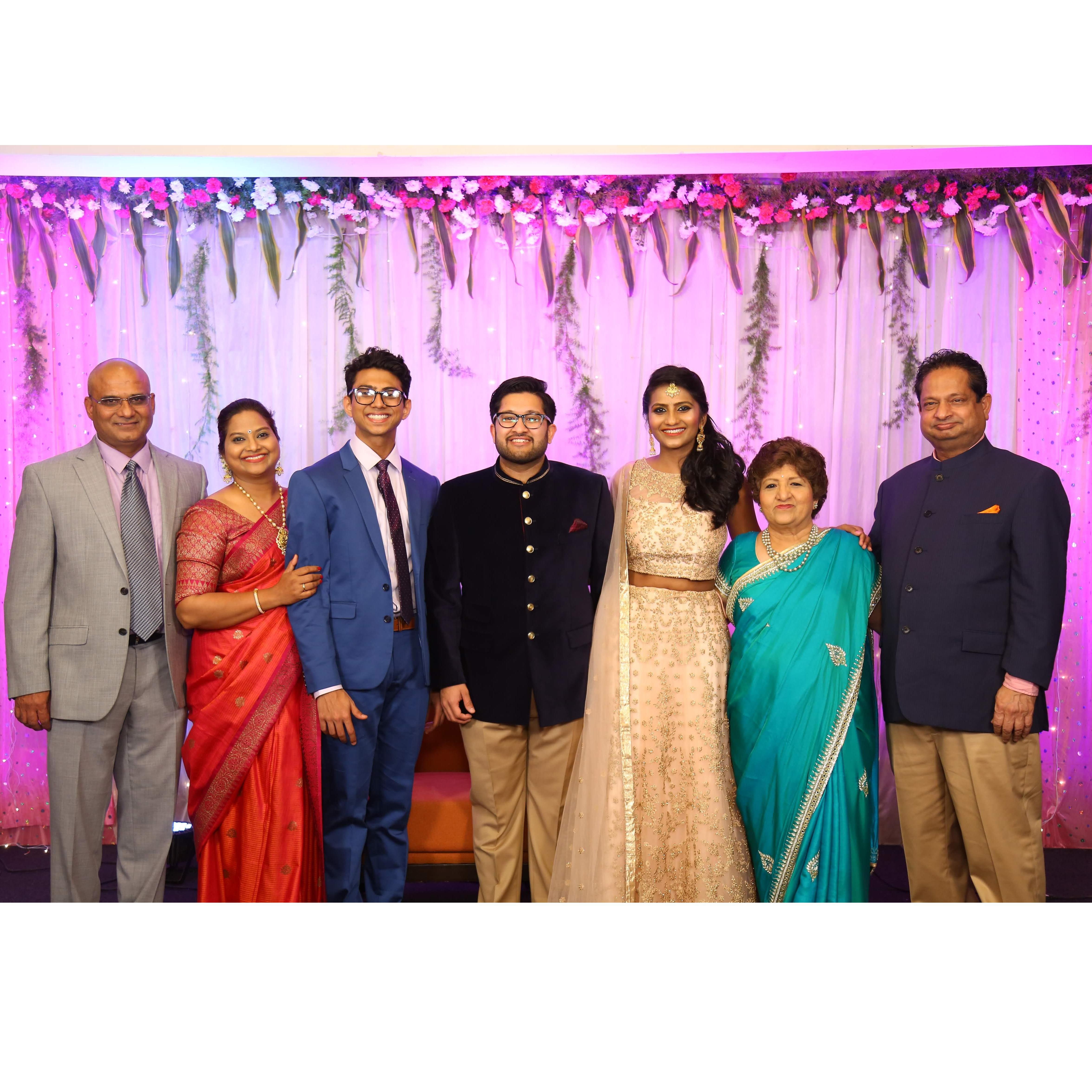 Engagement party in India!