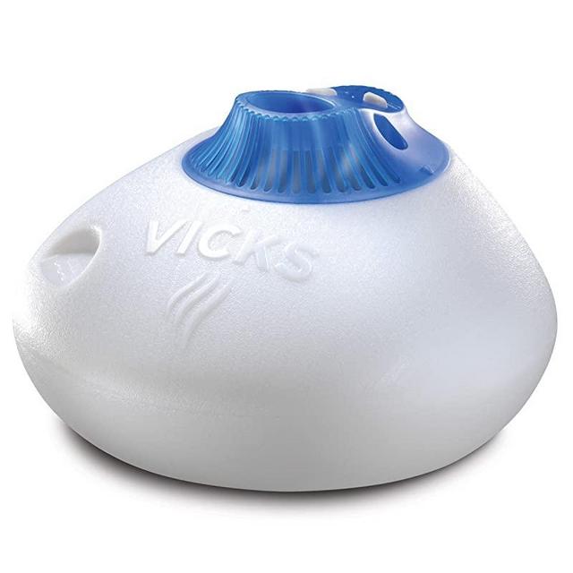 Vicks Warm Steam Vaporizer, Small to Medium Rooms, 1.5 Gallon Tank – Warm Mist Humidifier for Baby and Kids Rooms with Night Light, Works with Vicks VapoPads and VapoSteam