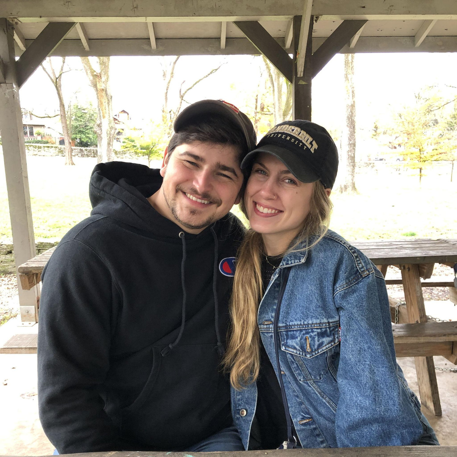 Visting Carly at the park in Nashville in 2020