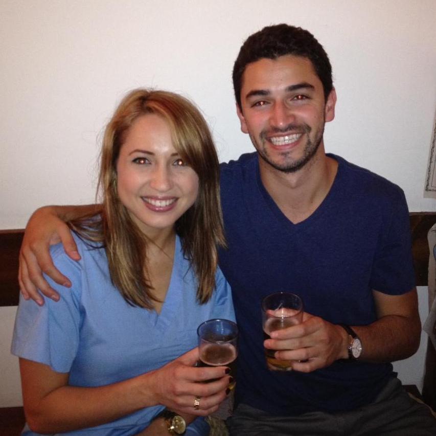One of Cassidy and Joe's many platonic, friendly, dinner "dates".