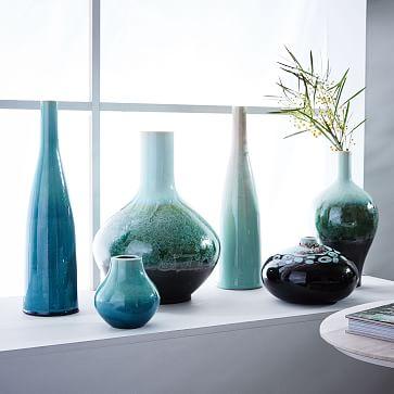 Reactive Glaze Vases (Large Round)