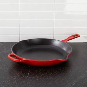 Le Creuset Signature 10.25" Cerise Enameled Cast Iron Skillet