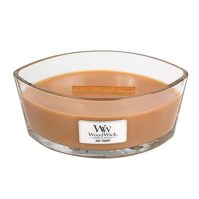WoodWick Hot Toddy Hearthwick Ellipse Candle, 16 oz.