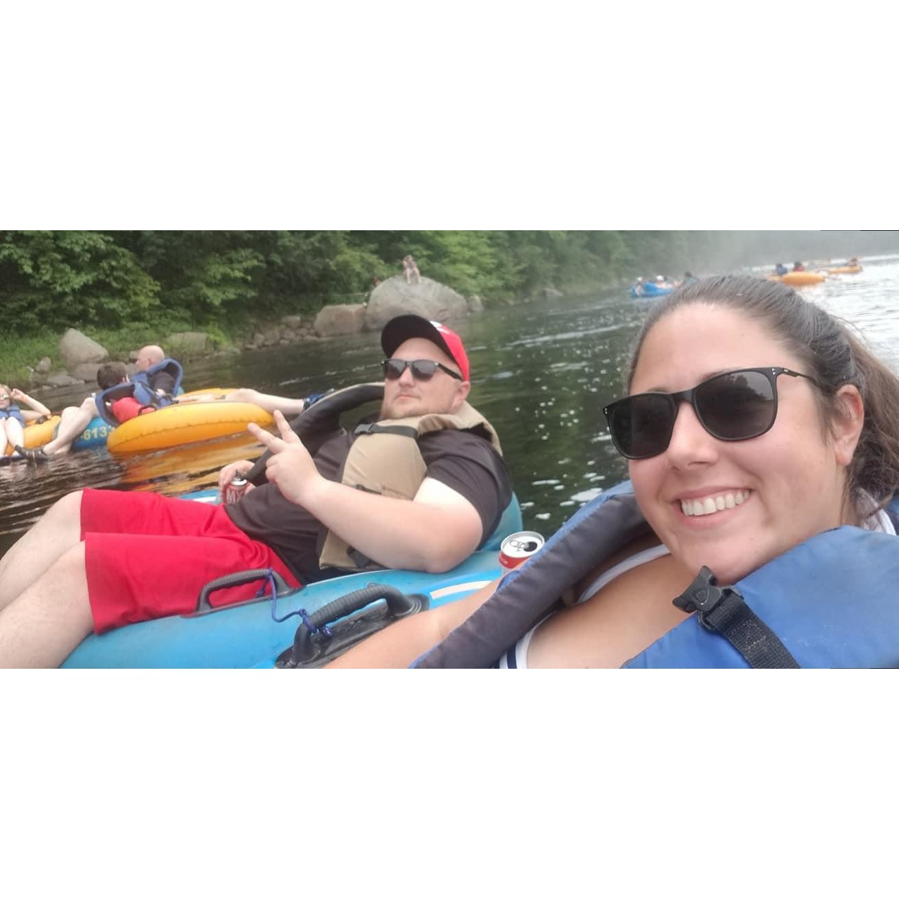 Tubing down the Hudson River- Saratoga Springs! 2019