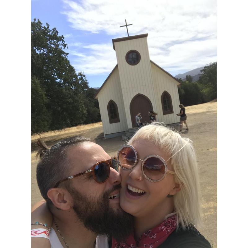 The church from Westworld Sn 1 before the wildfires got it