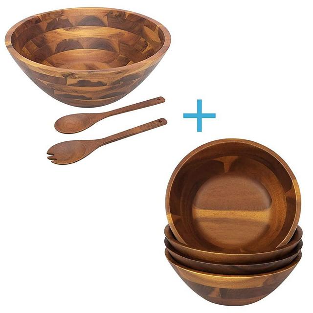 AIDEA Salad Bowls 12.5" Bundle With Salad Bowl 7" Set of 4