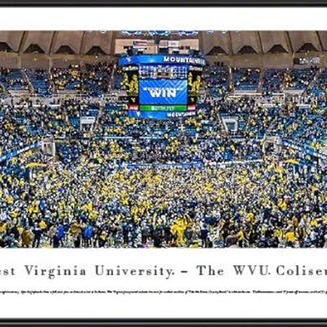 Blakeway Worldwide Panoramas, Inc. West Virginia Basketball - Panoramic Poster or Framed Picture