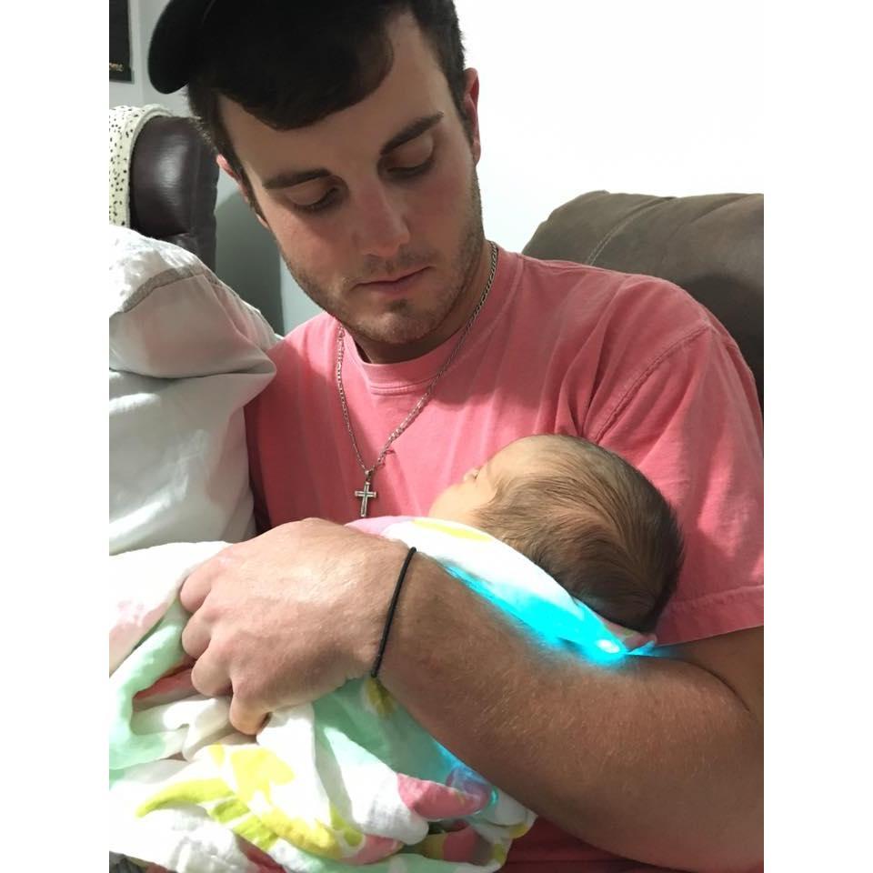 Meeting our Ellie for the first time! Now she's gonna be one of our flower girls!