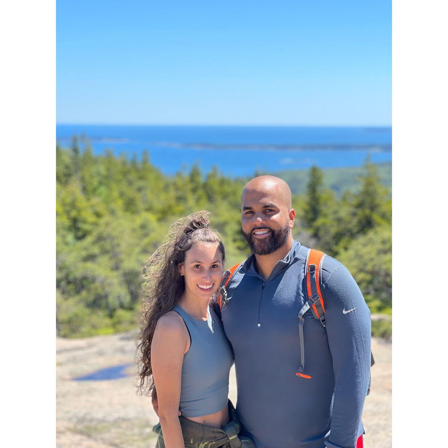 hiking in Arcadia national park