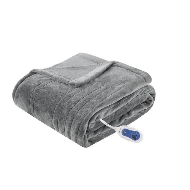 Heated Plush Oversized Blanket