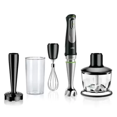 Braun MultiQuick 9 Hand Blender with Whisk, Masher, Beaker and Chopper