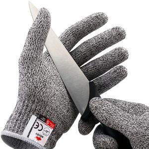 NoCry Cut Resistant Gloves - Ambidextrous, Food Grade, High Performance Level 5 Protection. Size Medium, Free Ebook Included!