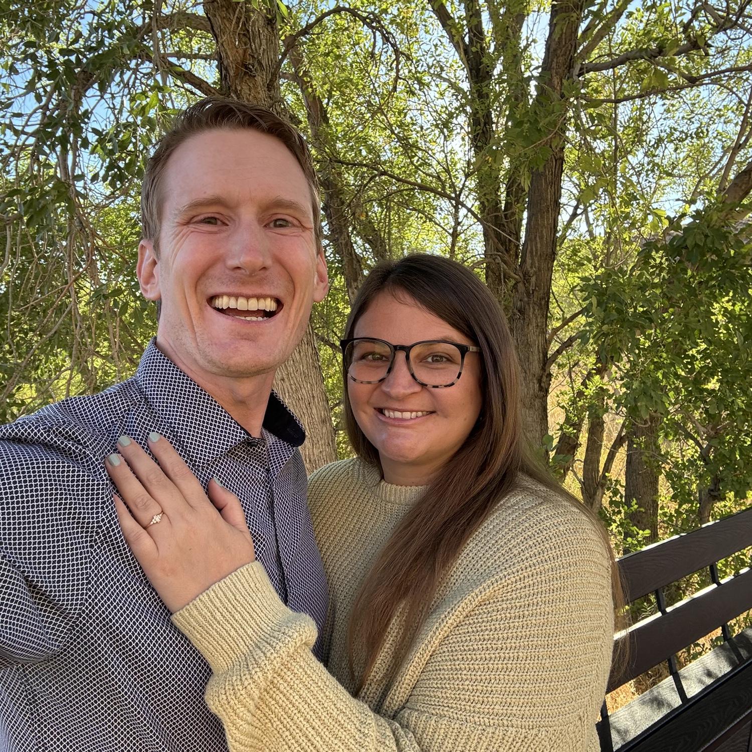 Our DIY announcement photo!